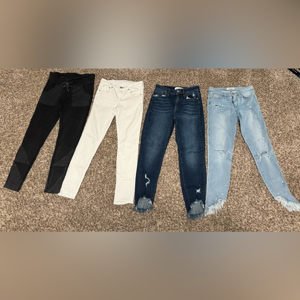 4 pairs of jeans/pants size 26/27 flying monkey, KanCan, Rag & Bone,  UA